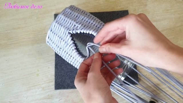 ❤️Корзина с сердечком из газетных трубочек -подробный урок смотреть онлайн