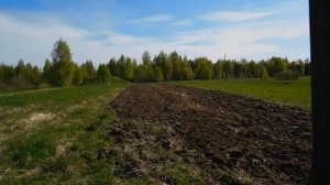 Дисковая борона на МТЗ 80-дискуем огород!!