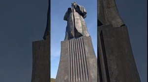 Памятник великому русскому композитору Мусоргскому М.П. в селе Карево Псковской области