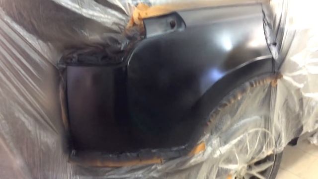 кузовной ремонт заднего крыла Toyota Rav4 смотреть онлайн