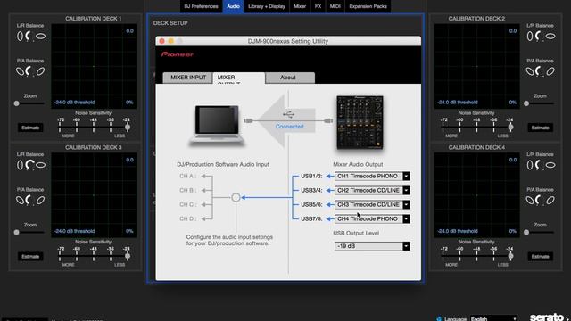DJM900nexus Club kit setup with Turntables and Serato смотреть онлайн
