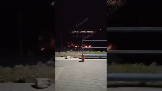 ??☠⚡Результат прилетов по паромной переправе в Орловке в Одесской области⚡