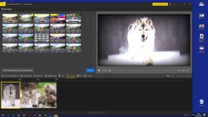 Бесплатный Видеоредактор Icecream Video Editor для создания видео из клипов или фотографий.