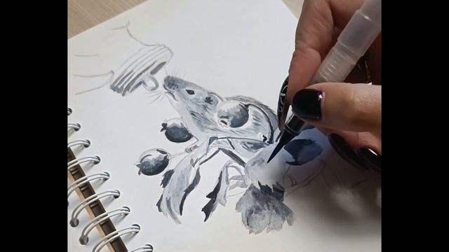 Мышь | Акварель | Mouse ? | Watercolor смотреть онлайн
