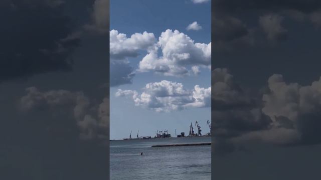 Мариуполь: Азовское море, морской порт. Лето 2023. Sea of Azov. Mariupol. Маріуполь