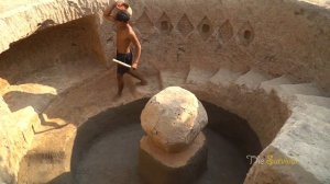 Стройка подземного дома с красивым бассейном