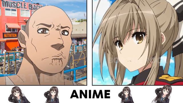 Anime vs Reddit (The Rock Reaction Meme) part #2