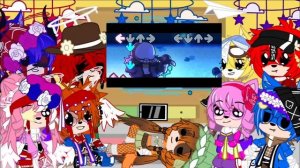 Sonic characters react to FNF Indie Cross Mod//Sans Week//