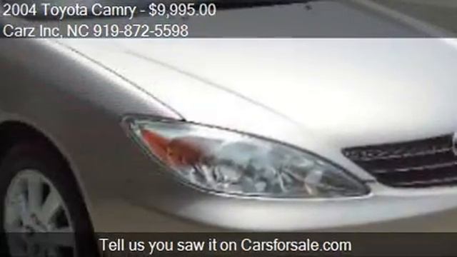 2004 Toyota Camry XLE V6 4dr Sedan for sale in Raleigh , NC смотреть онлайн