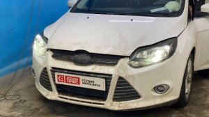 Ford Focus 3 Установка линз MTF Bi-Led Laser Jet. Студия автосвета Ксенон-Сервис