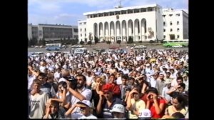 Хачилаев, Осман Кадиев, Гамид Гамидов поздравляют Хаджимурада Магомедова с олимпийской победой