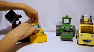 Строительная техника из мультика Боб строитель - Bob The Builder, машинки с глазами