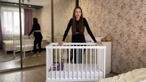 Кроватка Tomix Mia | кроватка для новорождённого | бортики в кроватку | матрас в кроватку | ОБЗОР