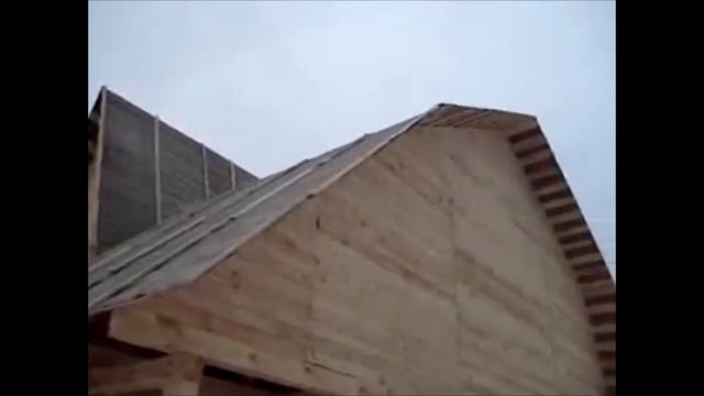 Строительство брусового дома смотреть онлайн