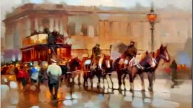 "Разноцветная москва". Живопись А. Шалаев смотреть онлайн