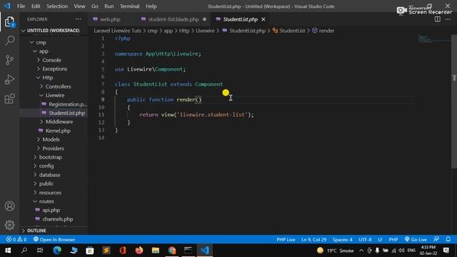 Laravel Livewire Tutorial #15 - How To Show Data From Database In Livewire