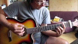 Stolen car (Mylène Farmer & Sting) cover acoustic guitar