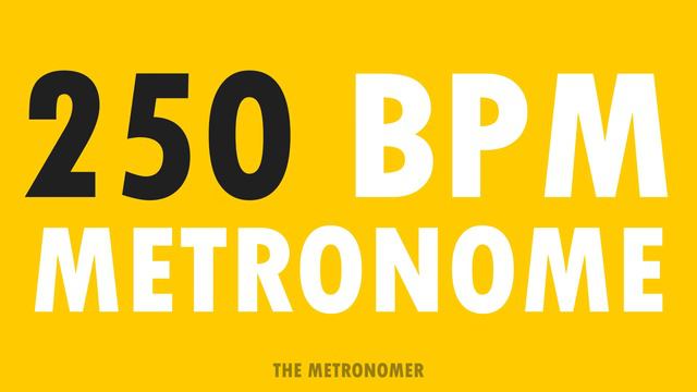 250 BPM Metronome | 15 Minute Metronome Practice смотреть онлайн