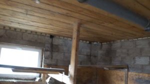 Вентиляция в коровнике . Перекатали сено .