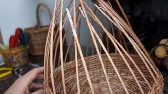 Универсальная плетеная корзина/ wave basket from paper tubes смотреть онлайн