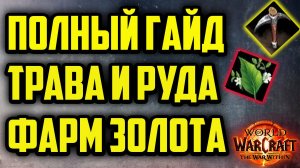 ГАЙД НА СТАРТ ТРАВНИЧЕСТВО И ГОРНОЕ ДЕЛО WAR WITHIN WOW