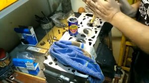 Ремонт и тюнинг двигателя своими руками.часть 2.Ремонт ГБЦ, прирезка седел,притирка клапанов.