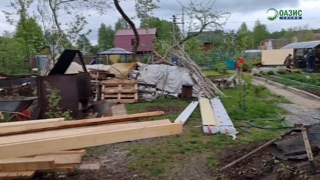 Красивый пруд с водопадом на участке, все этапы строительства пруда.