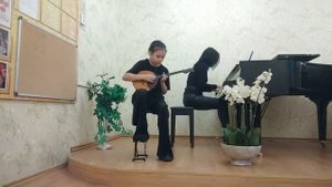 Ю.Давидович «Пьеса на две русские темы» Арина Ермилова -домра