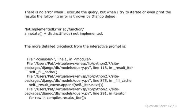 Django : Django: Using Annotate, Count and Distinct on a Queryset