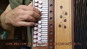 То не ветер ветку клонит...(разбор на гармони с цифрами)