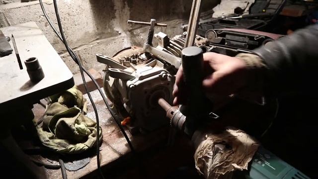 Компрессор из ДВС китайского мотоблока. смотреть онлайн