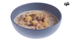 Чаудер — сливочная похлебка с морепродуктами