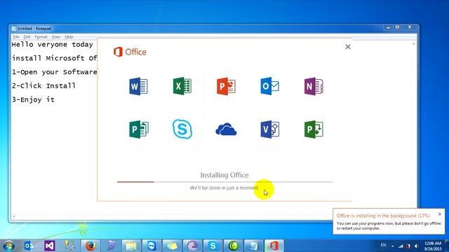 How to Install Microsoft Office 2016 on Window 7 32 bit смотреть онлайн