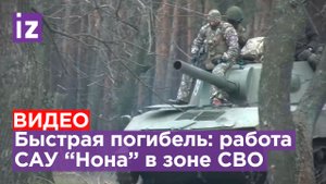 САУ "Нона" артподразделения ВДВ нанесли удар по боевикам и бронетехнике ВСУ / Известия
