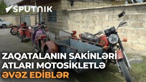 Bu kənddə 2 mindən artıq motosiklet var: Sovet dövrünün yadigarları etibarlı köməkçilərdir