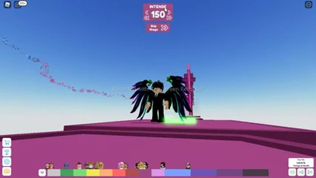ОББИ С СЛОЖНОСТЯМИ ПОД МУЗЫКУ ПРОШЁЛ ДО 150 УРОВНЯ!!! - Roblox смотреть онлайн
