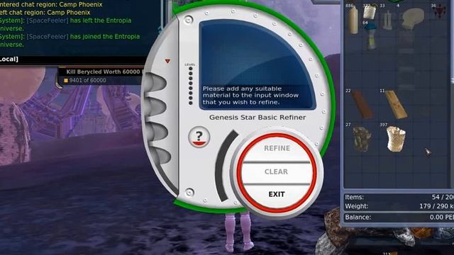 entropia universe: noob help refining for beginners смотреть онлайн