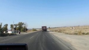 Тараз(Джамбул) Из Тараза в сторону Айша Биби