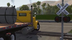 Train Vs Truck Crash #2 | Beamng Drive