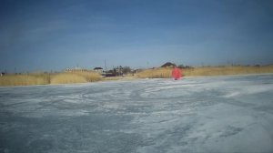 сноуборд с парусом