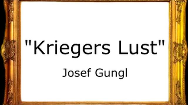 Kriegers Lust - Josef Gungl [Marcha Militar] смотреть онлайн