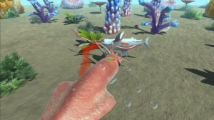 ГИГАНТСКИЙ КАЛЬМАР И БИТВА РЫБ ( Animal Revolt Battle Simulator )