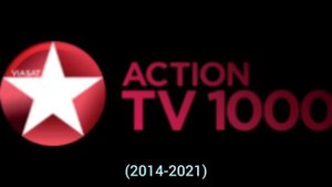 История логотипов TV 1000 ACTION (2008.н.в)