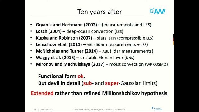 Towards a solution of the closure problem for convective atmospheric boundary layer turbulence смотреть онлайн