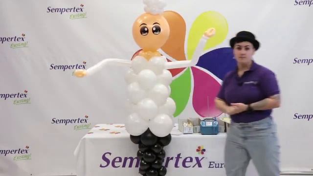 FUN BALLOON DESIGN | How to make a pizza chef and a delicious balloon pizza | Live Webinar смотреть онлайн