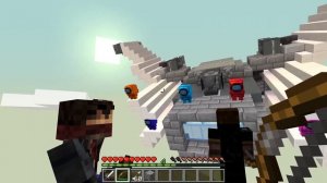 FUNNY AMONG US IN MINECRAFT TO BE CONTINUED BY SCOOBY CRAFT PART 1