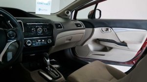 2013 Red Honda Civic 4D Sedan #6635A