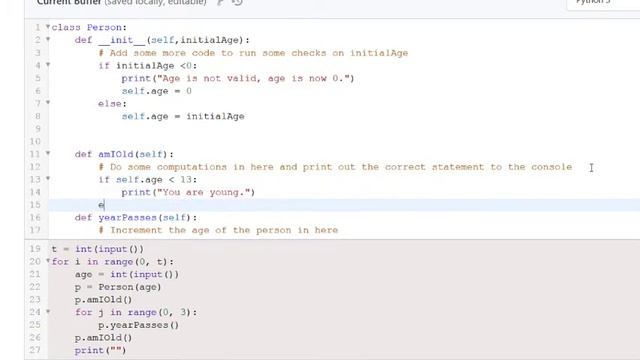 Day 4: Class vs. Instance - Python (Hackerrank)