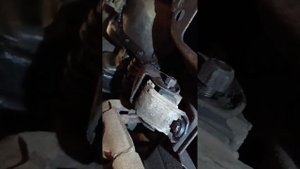 замена подушки КПП сенс, ланос.