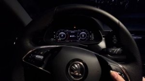 Как сбросить предупреждение о сервисе Skoda Rapid Цифровая приборная панель